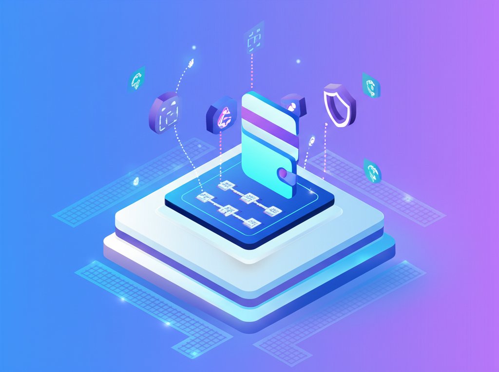 DeFi wallet interface managing cryptocurrency assets.