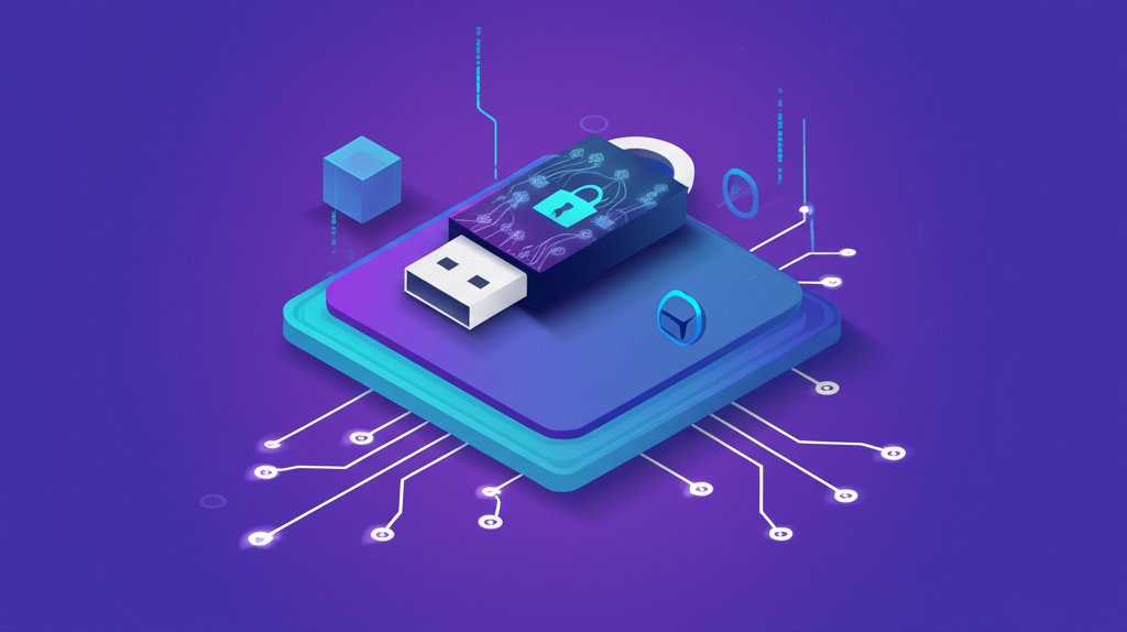Secure crypto USB drive hardware wallet for digital asset protection.