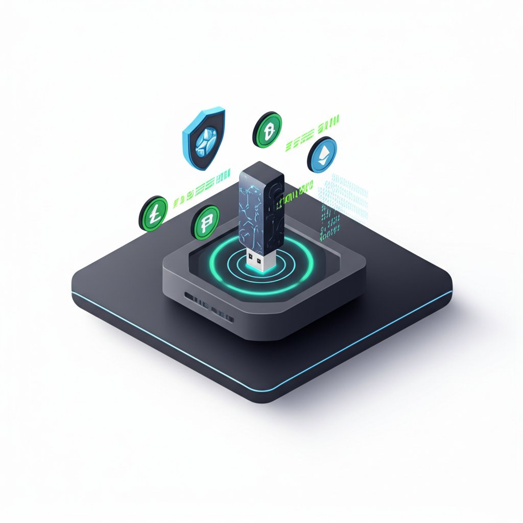 Make a secure crypto wallet on USB for safe offline cold storage.