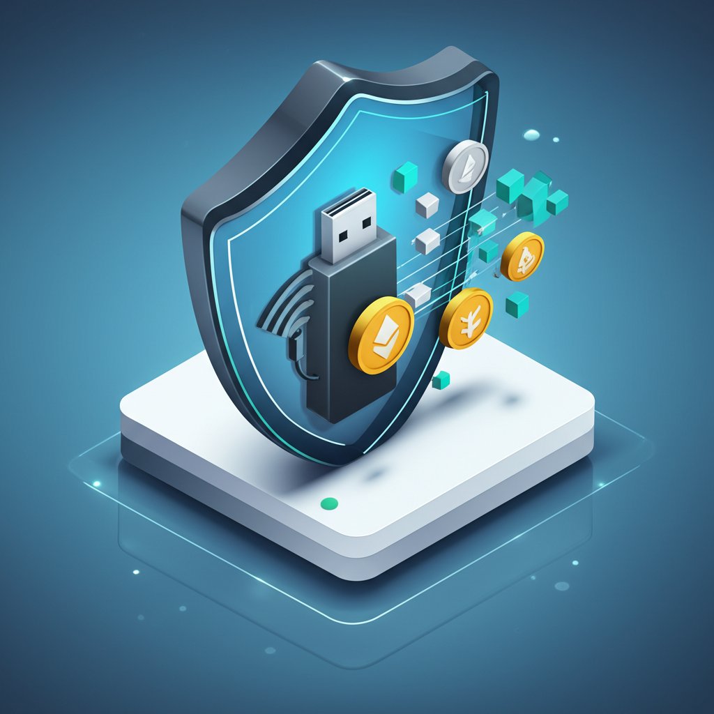 Explaining how cold wallets work, ensuring offline cryptocurrency security.