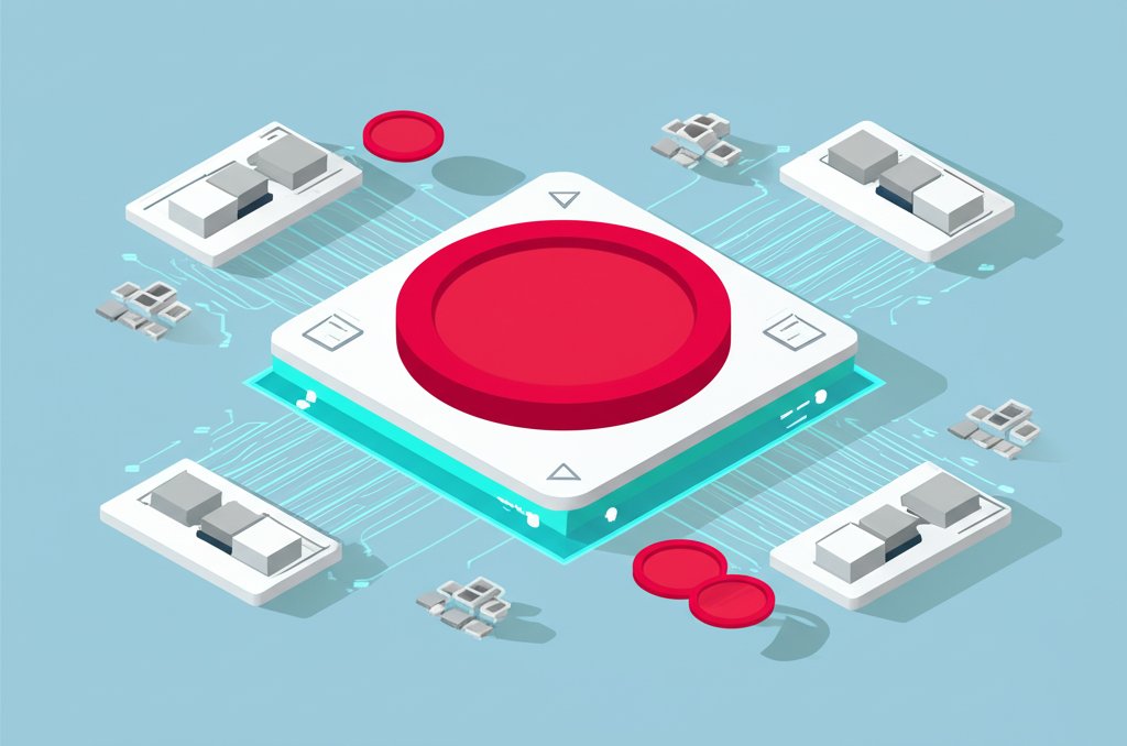 Red game token for board games, counters, or markers.