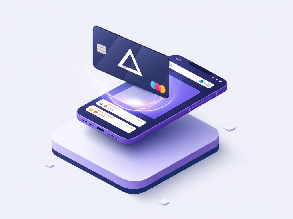Tangem Wallet app integrating with crypto hardware for secure asset management.