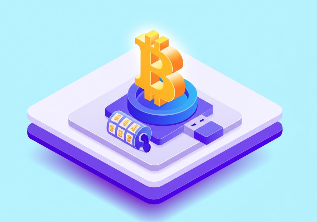 Hobbyist USB crypto miner for Bitcoin lottery mining.