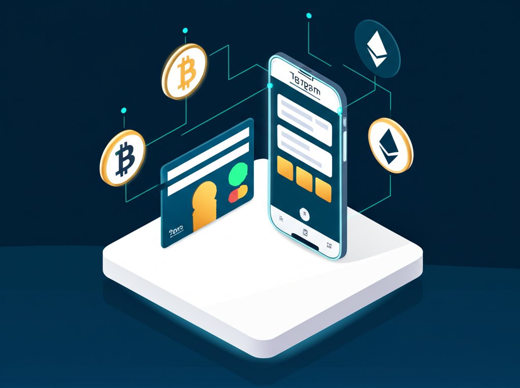 Tangem Wallet app screen, secure crypto management with NFC hardware card.